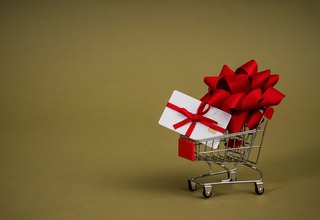 Cadeaukaart met cadeauverpakking